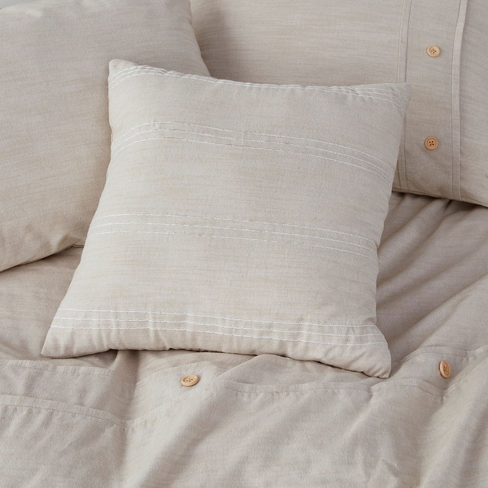 augusta light brown king california king bedding set   