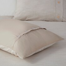 augusta light brown king california king bedding set   
