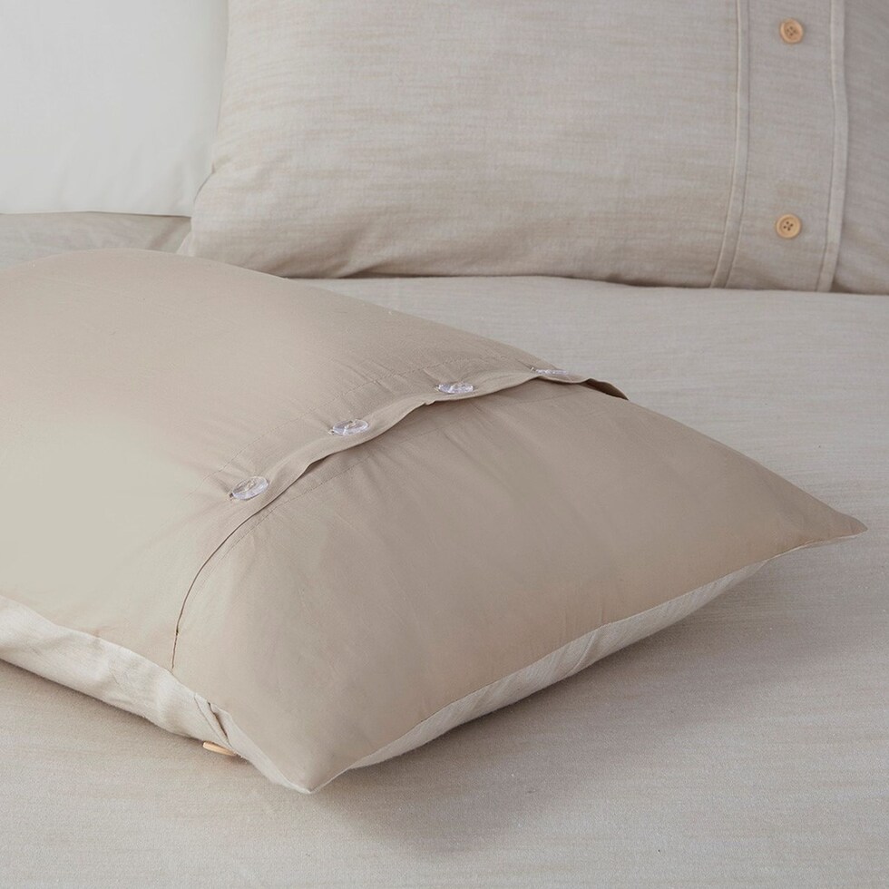 augusta light brown king california king bedding set   