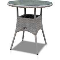 augusta light brown outdoor dinette   