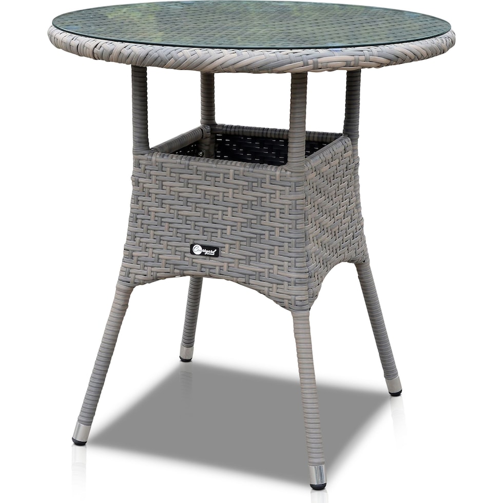 augusta light brown outdoor dinette   