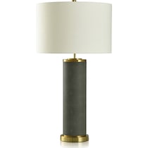 augustine gray table lamp   