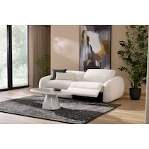 aura white sofa   