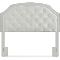 aurora gray king headboard   