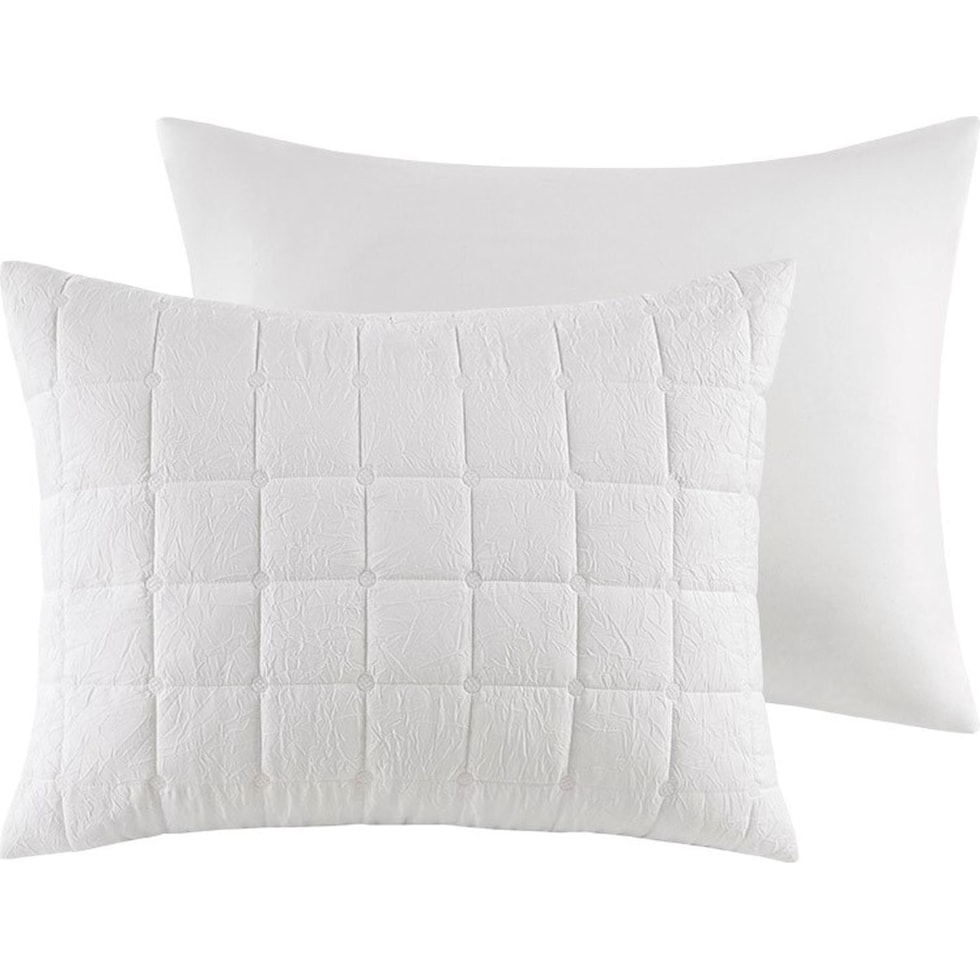 aurora white full queen bedding set   