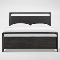 austin bedroom dark brown king bed   