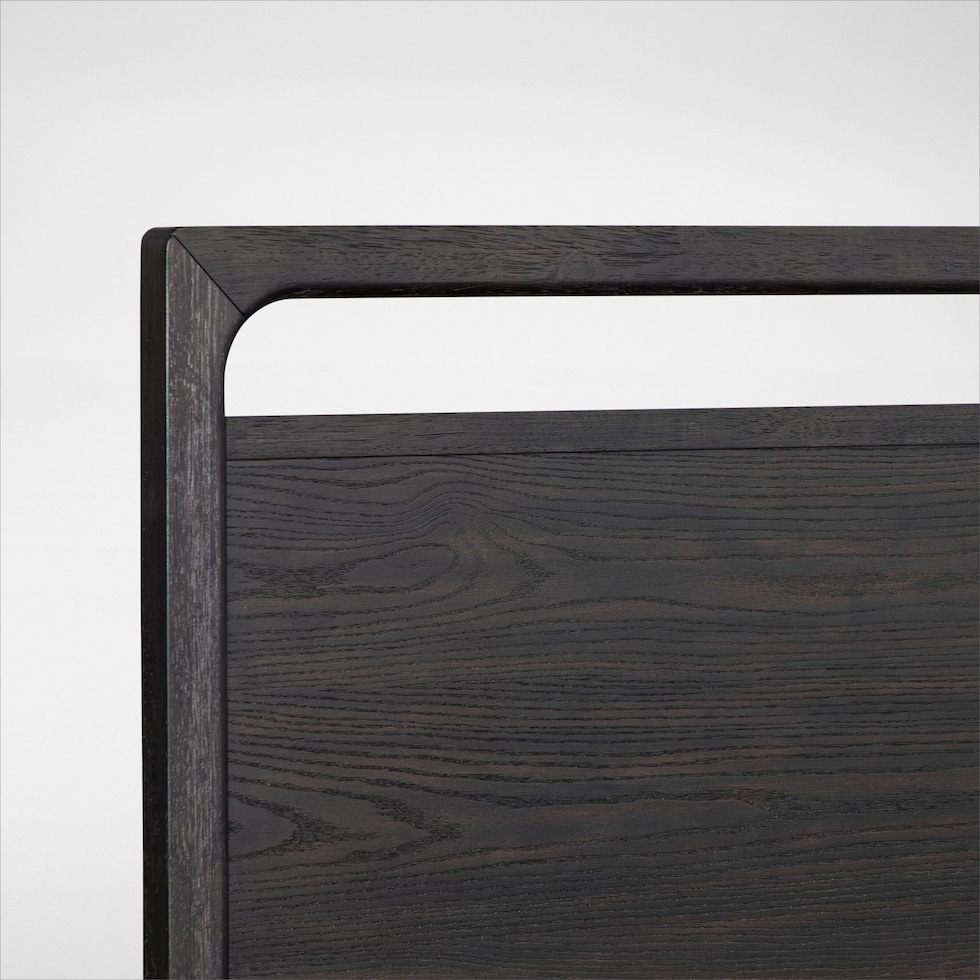 austin bedroom dark brown king bed   