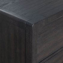 austin bedroom dark brown nightstand   