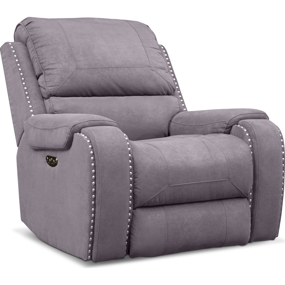 austin gray power recliner   