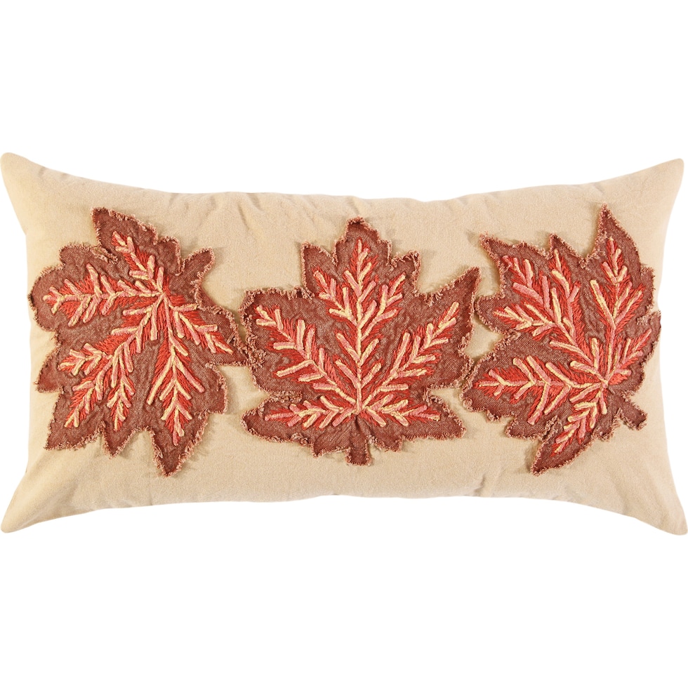 autumn leaves multi accent pillow   