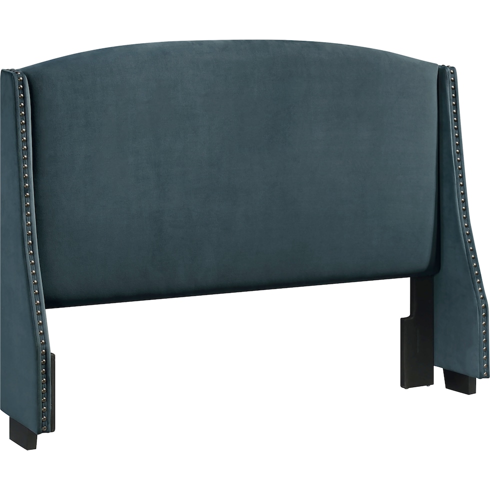 autumn blue king headboard   