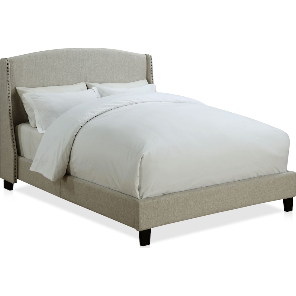 autumn neutral queen bed   