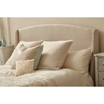 autumn neutral queen bed   