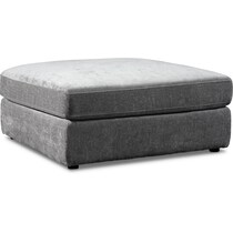 ava gray ottoman   