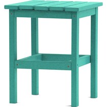 avail outdoor blue outdoor end table   