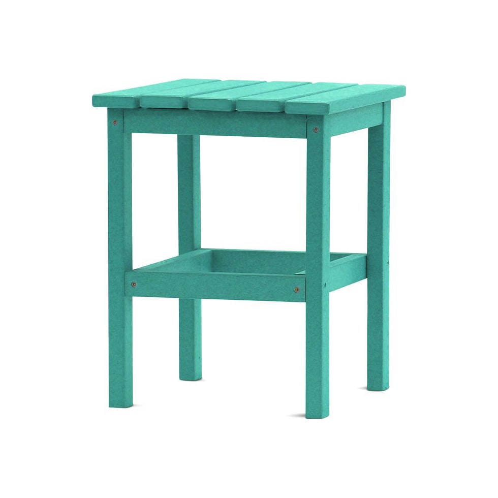 avail outdoor blue outdoor end table   
