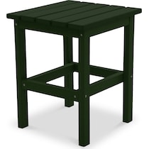 avail outdoor green outdoor end table   