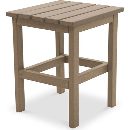 Avail Outdoor Side Table - White Washed Wood