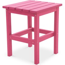 avail outdoor pink outdoor end table   