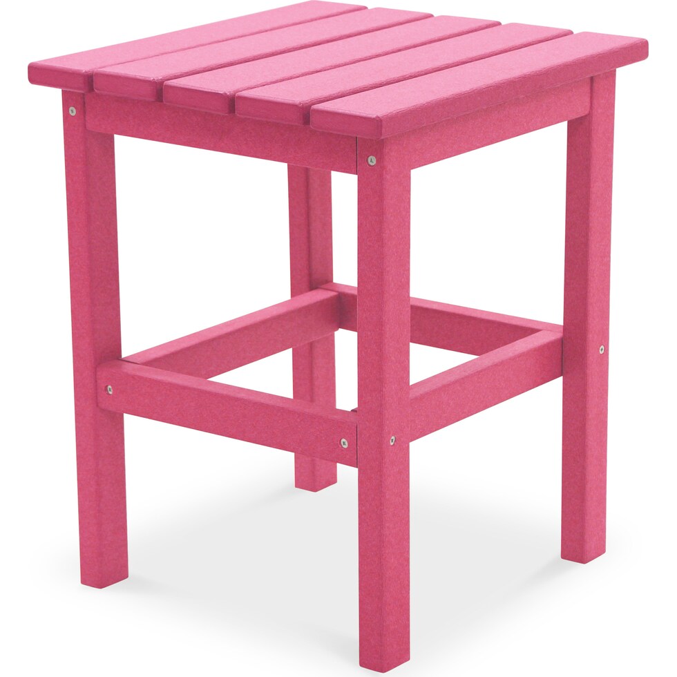 avail outdoor pink outdoor end table   