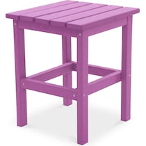 avail outdoor purple outdoor end table   