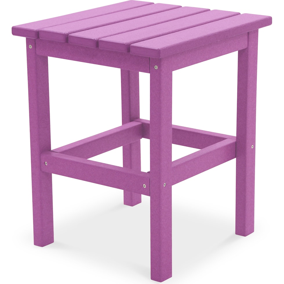 avail outdoor purple outdoor end table   