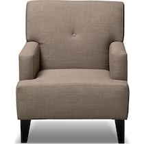 avalon light brown accent chair   