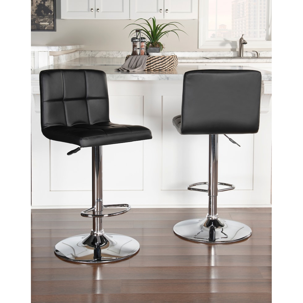 avani black bar stool   