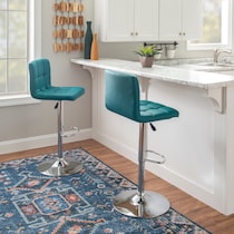 avani blue bar stool   