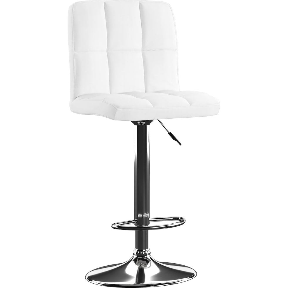 avani white bar stool   