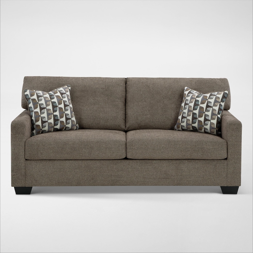 avelton dark brown  pc living room   