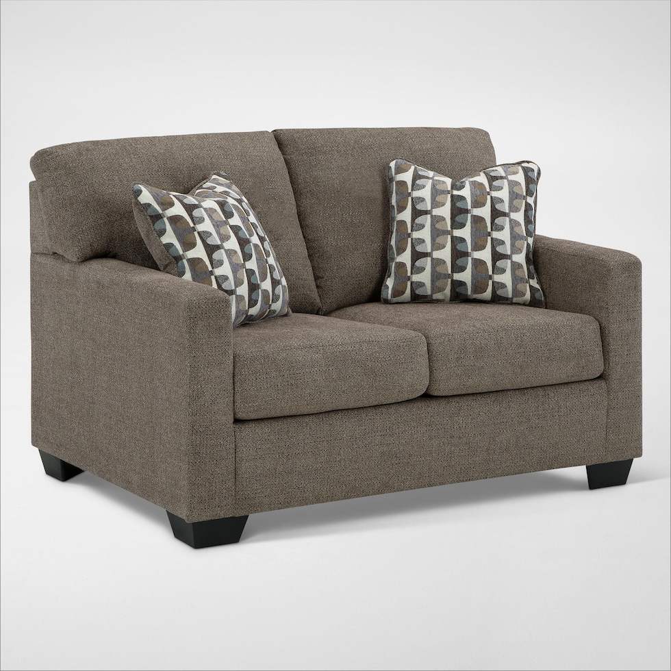 avelton dark brown  pc living room   
