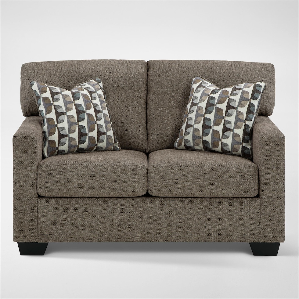 avelton dark brown  pc living room   