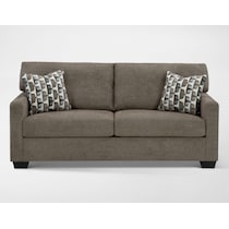 avelton dark brown sofa   