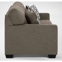 avelton dark brown sofa   