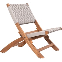 aventura gray white outdoor chair   