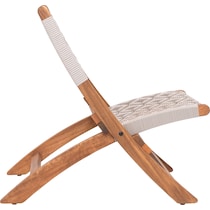 aventura gray white outdoor chair   