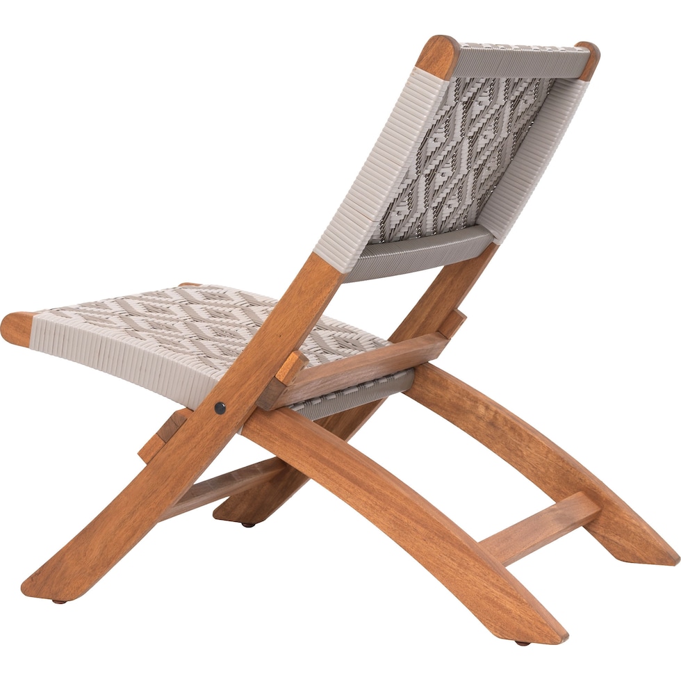 aventura gray white outdoor chair   