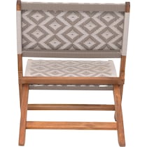 aventura gray white outdoor chair   