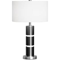 avenue gray table lamp   