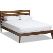 averie dark brown king bed   