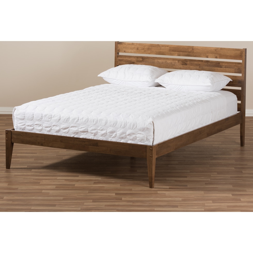 averie dark brown king bed   