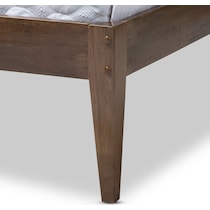 averie dark brown king bed   