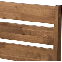 averie dark brown queen bed   