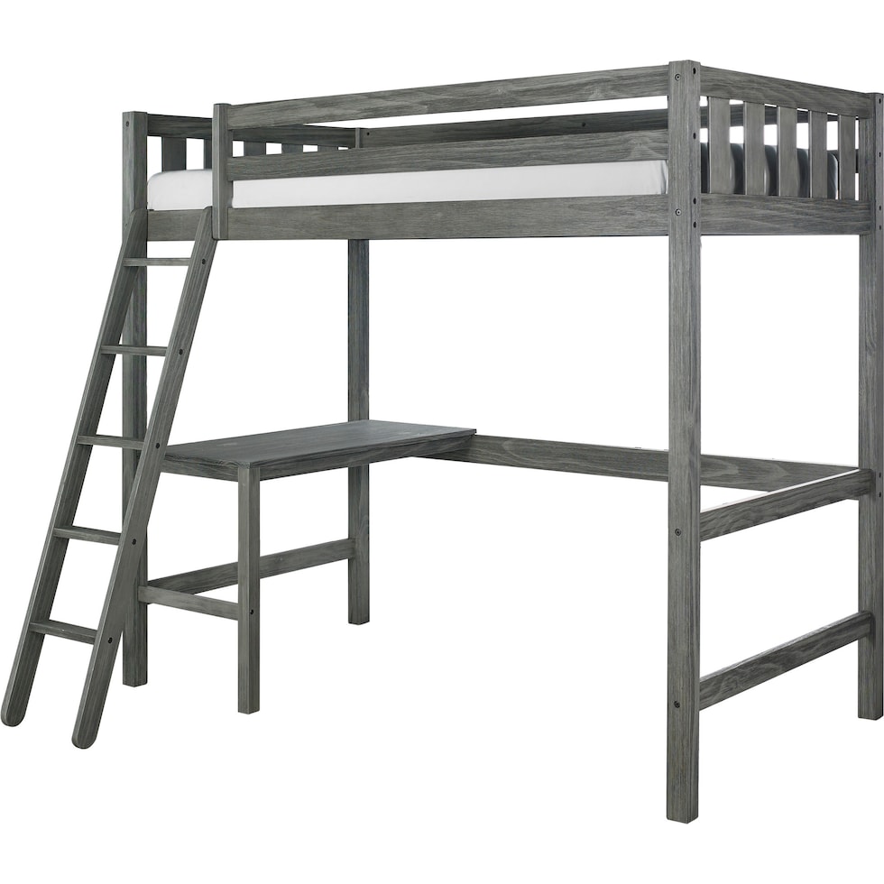 averill gray twin bed   