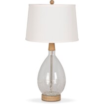 avery glass table lamp   