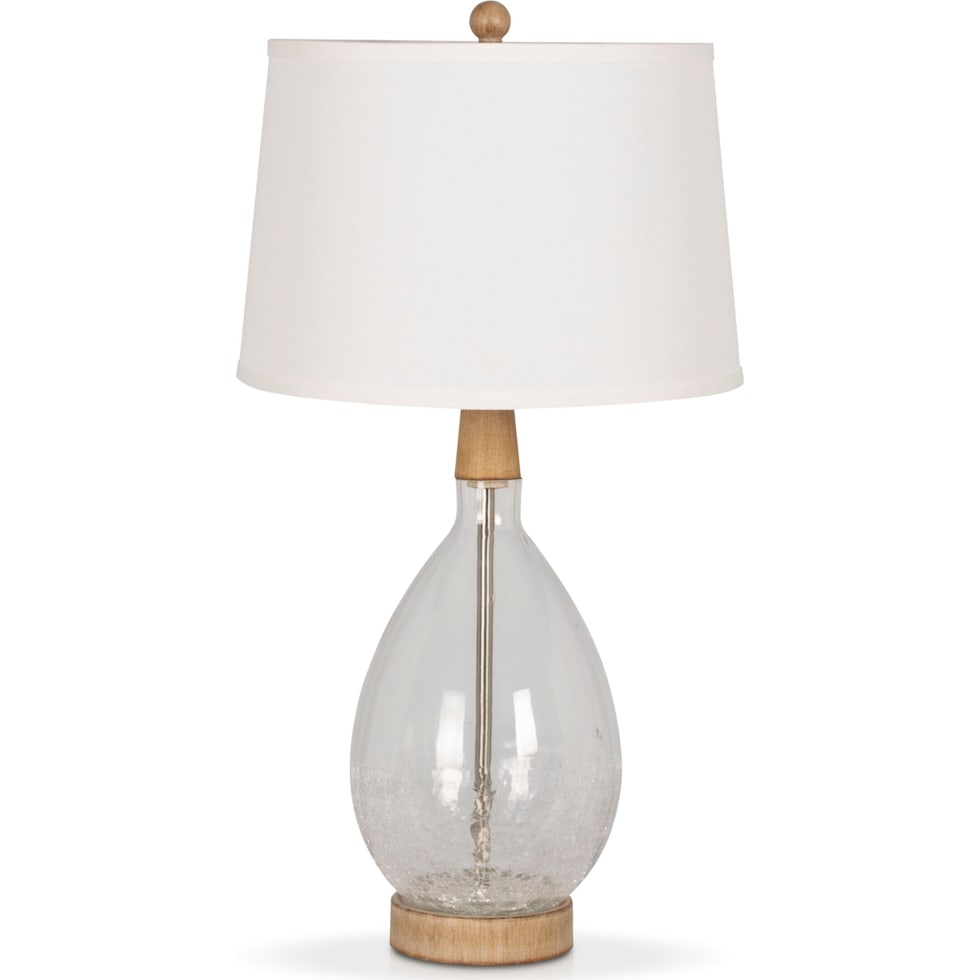 avery glass table lamp   