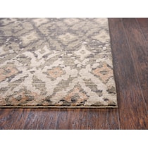 avielle dark brown area rug  x    