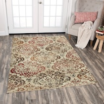 avielle light brown area rug  x    