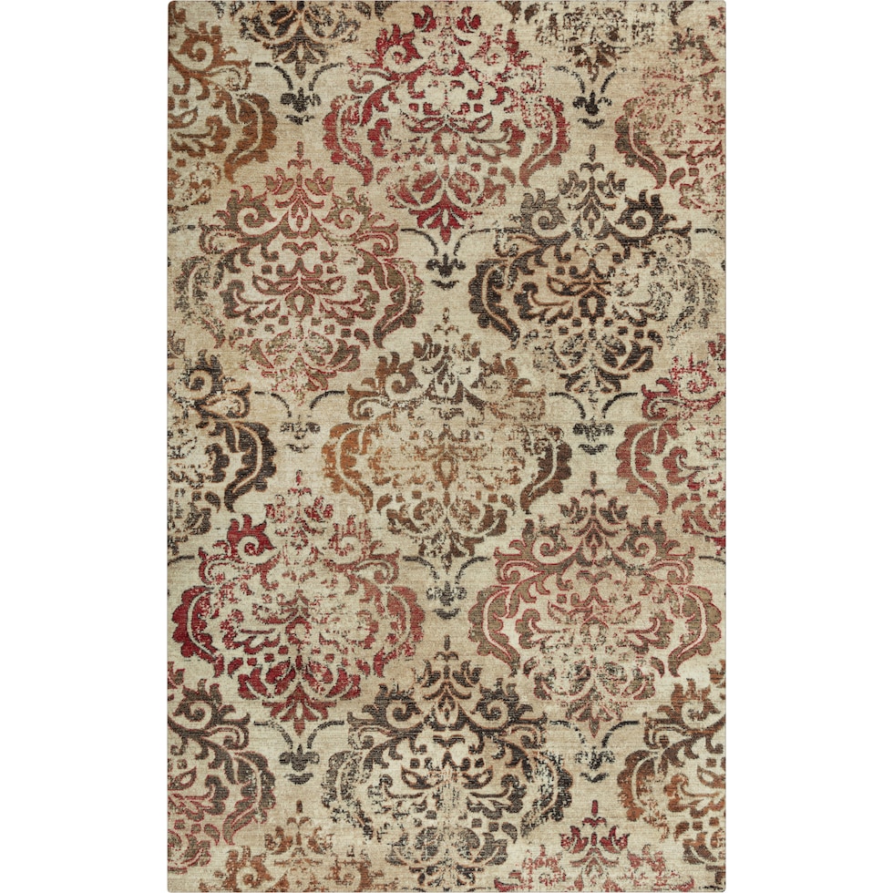avielle light brown area rug  x    